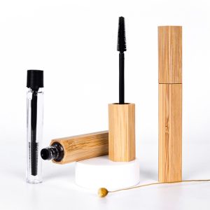 Bamboo Hexagonal Refillable Empty Mascara Tube