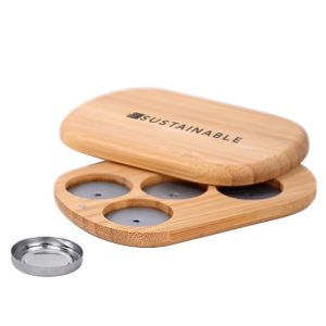Bamboo Square Empty Eyeshadow Palette
