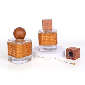 High-End Bamboo Weaving Perfume Bottle
