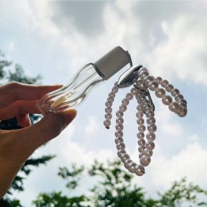 Empty Lip Gloss Tube with Eco-Chic Keychain