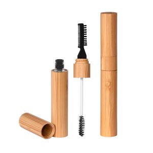 Dual-ended eyebrow pomade tube