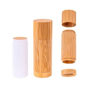 Refillable Bamboo Empty Deodorant Container - No Plastic