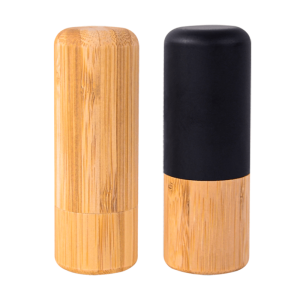 Empty Eco Friendly Bamboo Deodorant Container – Bamboo Outer, ABS Refill Core, Plastic - free Exterior