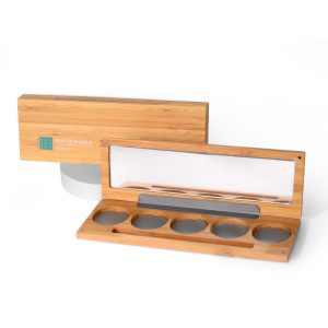 Eco Friendly Five-Color Bamboo Eyeshadow Palette