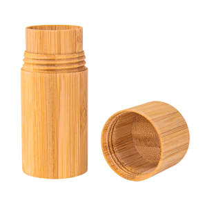 Plastic Free Empty Bamboo Deodorant Container – Refillable Paper Tube, Eco - friendly